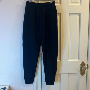 Garage black sweatpants